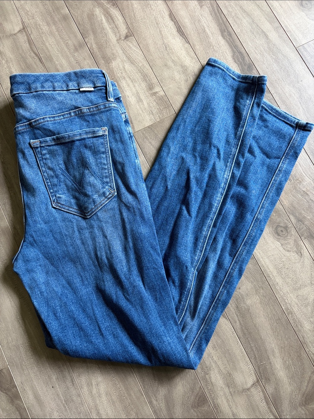 MOTHER High Waisted Looked First Mate Jeans